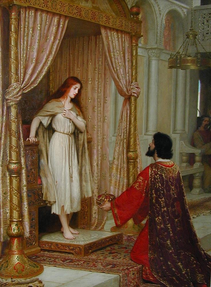 Edmund Blair Leighton The King and the Beggar-maid